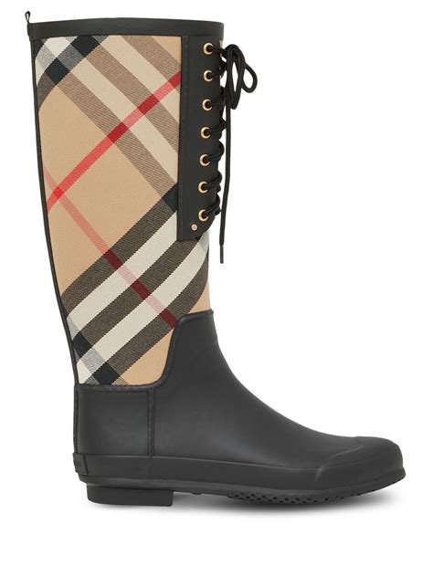 burberry lace up riding boots|burberry rain boots on sale.